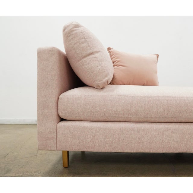 Pink Mitchell Gold Bob Williams Hunter Lounge For Sale - Image 8 of 17