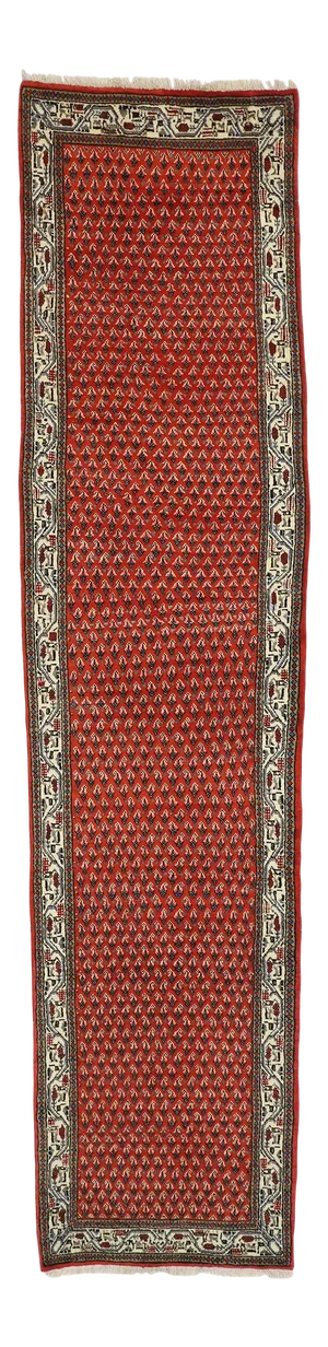 Vintage Persian Saraband Hamadan Runner - 03'02 X 13'10