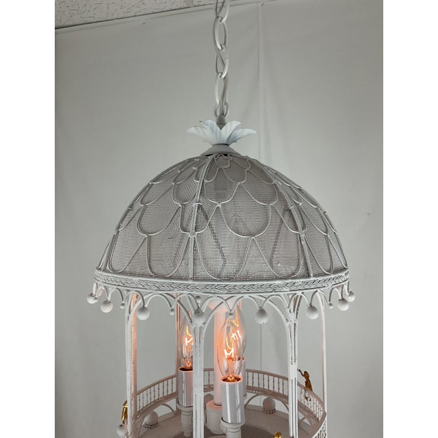 Metal Monkey Gazebo Lantern For Sale - Image 4 of 9