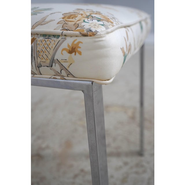 Milo Baughman Mid Century Modern Glass Top Table & 6 Chairs Set For Sale - Image 17 of 18
