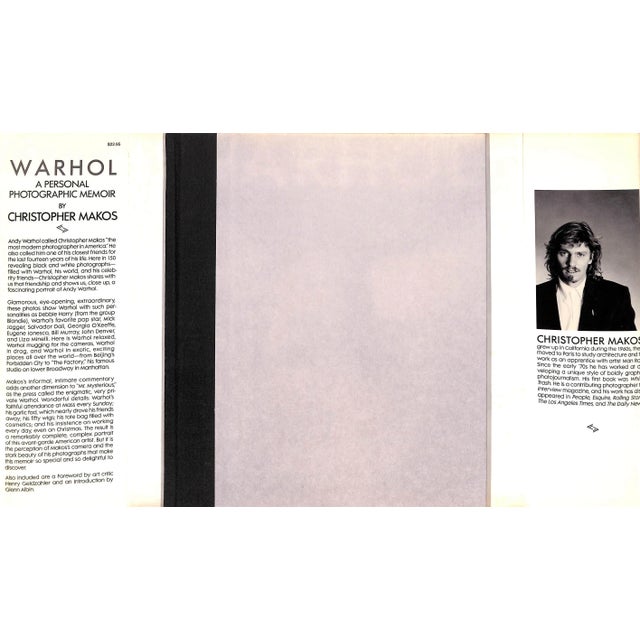 "Warhol: A Personal Photographic Memoir" 1988 Makos, Christopher (Signed) For Sale - Image 4 of 12