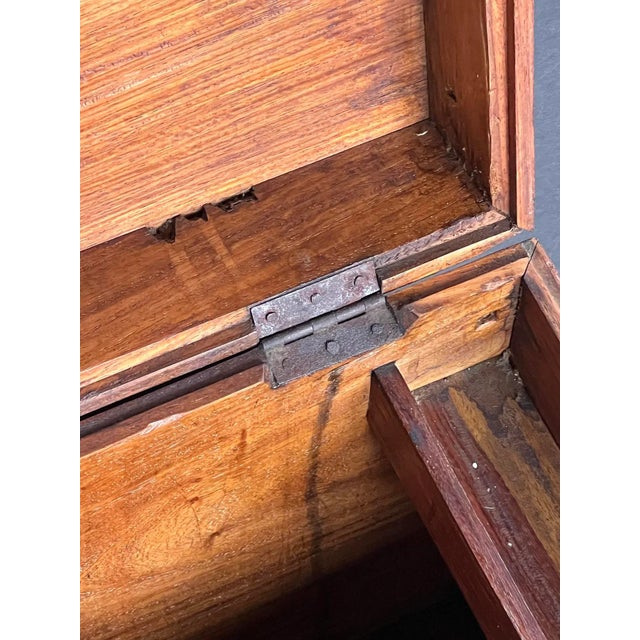 Late 19th Century Dutch Colonial Inlaid Camphorwood Trunk/Chest on Stand For Sale - Image 13 of 13