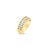 Contemporary Double Row Diamond Wedding Band, Size 9 For Sale - Image 3 of 4