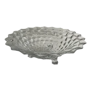 Vintage Fostoria American Glass Footed Bowl