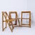 Brown Trieste Folding Chairs by Aldo Jacober & Pierangela d'Aniello, Set of 3 For Sale - Image 8 of 9