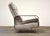 DIA - Design Institute America Milo Baughman Grey Chrome Lounge Chair Recliner For Sale - Image 4 of 12