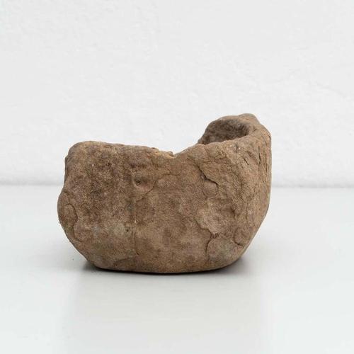 Traditional Spanish Stone Mortar, 1930 For Sale - Image 6 of 14