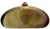 Judith Leiber Gold Ribbed Half Oval Onyx Gem Crystal Minaudiere Evening Bag For Sale - Image 15 of 15