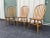 Late 20th Century Windsor Style Cherry Dining Chairs- Set of 3 For Sale - Image 5 of 12