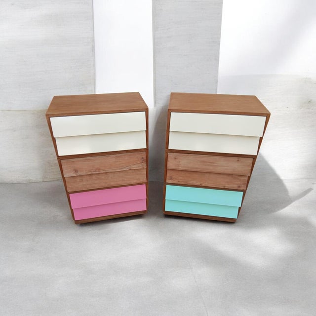 Vintage Chests of Drawers, 1960s, Set of 2 For Sale - Image 8 of 8