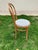 Wood Bistro Chairs in Bent Beechwood and Damask Fabric from Fischel, 1890s For Sale - Image 7 of 10