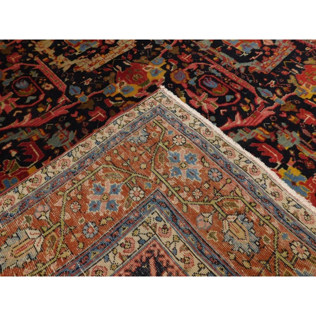 Vintage Persian Floral Rug For Sale - Image 12 of 13