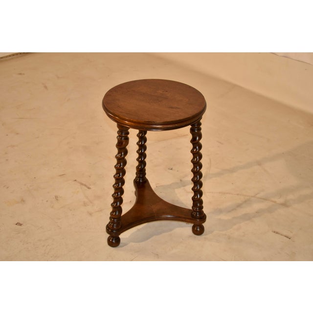 19th Century English Oak Stool For Sale In Greensboro - Image 6 of 9