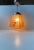 Metal Scandinavian Art Deco Pendant Lamp in Nickel and Colored Glass, 1930s For Sale - Image 7 of 10