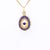 Vintage 14k Gold and Blue & White Enamel Figural Russian Style Egg Charm Pendant For Sale - Image 4 of 12