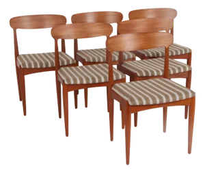 Danish Teak Dining Chairs by Johannes Andersen, 1960s, Set of 6