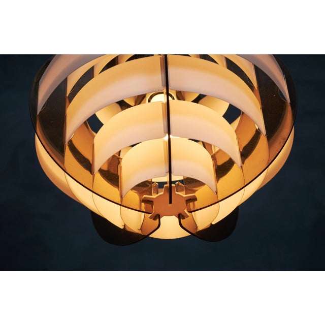 Vintage Danish Pendant Lamp by Flemming Brylle and Preben Jacobsen For Sale - Image 7 of 10