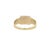 Antique Georgian 14k Gold Mourning Ring With Braided Hair, Size 8 For Sale - Image 10 of 13