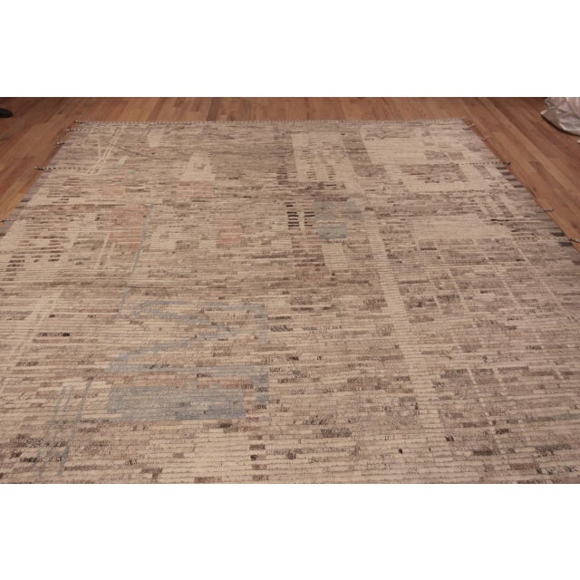 A Stunning Contemporary Earthy Abstract Nomadic Modern Area Rug, Country of origin: Central Asia, Circa date: Modern Rugs