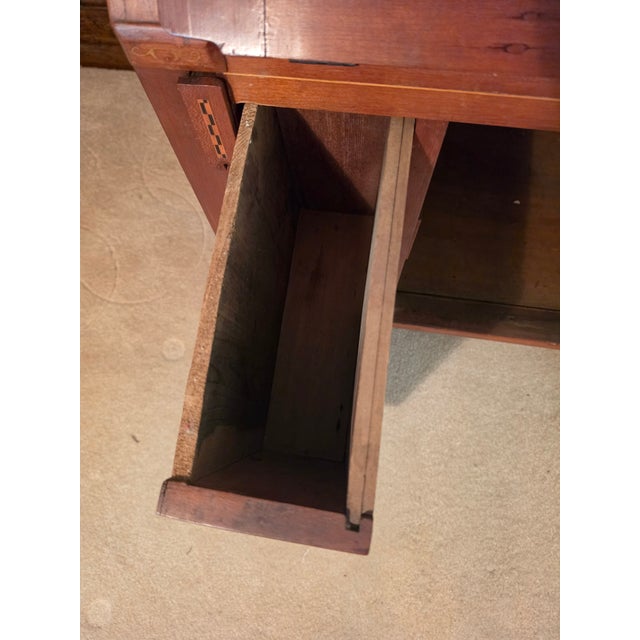 Early 19th Century Ohio Valley Cherry Secretary Desk With Hidden Compartment For Sale - Image 9 of 18