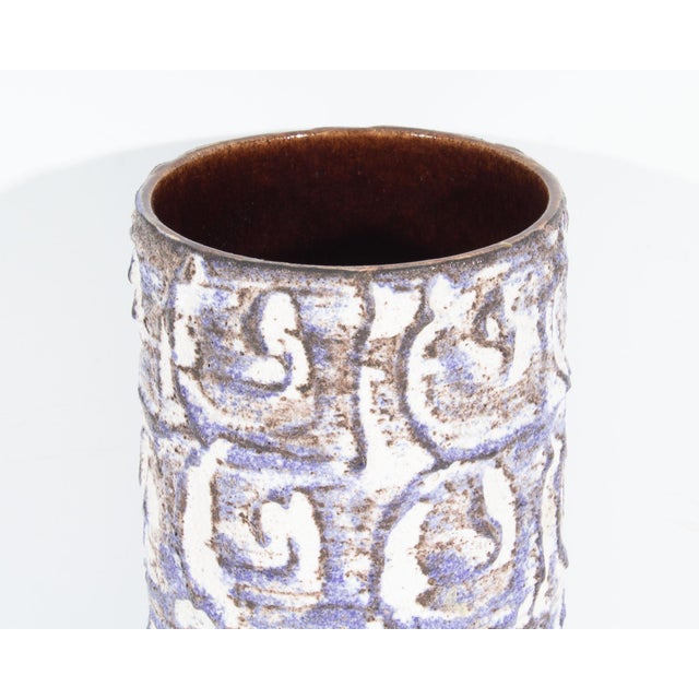 Mid 20th Century Schlossberg “Capri” West German Mid-Century Ceramic Vase For Sale - Image 5 of 7