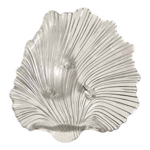 Vintage Mikasa Crystal Seascape Swirl Footed Hostess Salad Bowl by Larry Laslo