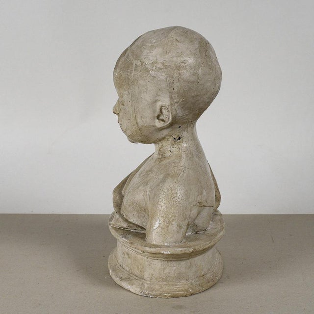 Desiderio da Settignano, Bust of a Child, Plaster For Sale - Image 5 of 9