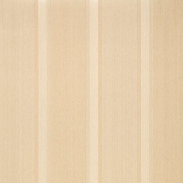 Sample - Schumacher X Simply Lucera Stripe Wallpaper in Ivory For Sale