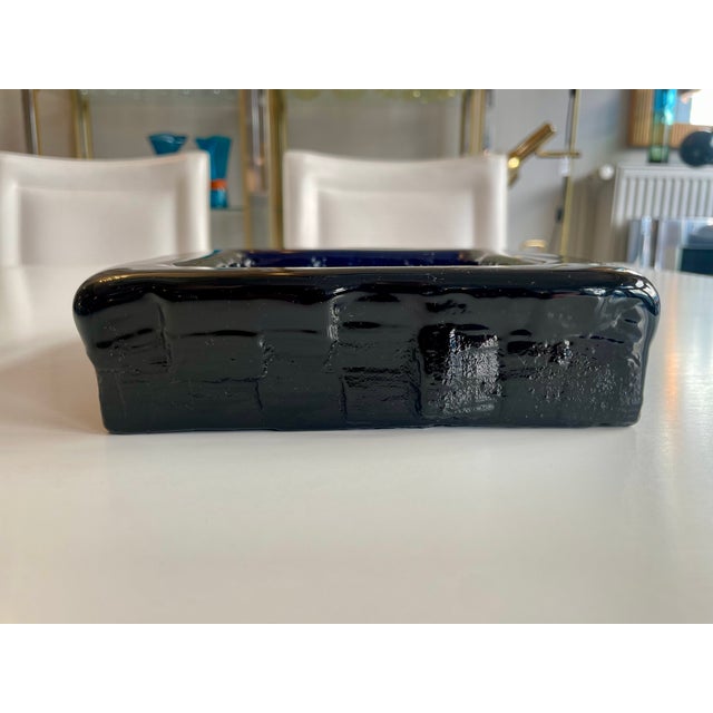 Modern Handmade Bowl by Göte Augustsson for Ruda Glasbruck, Sweden, 1960 For Sale - Image 3 of 7