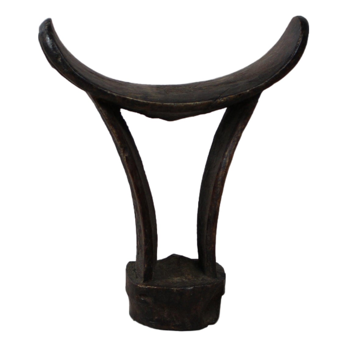 Vintage Ethiopian Headrest in Wood | Chairish