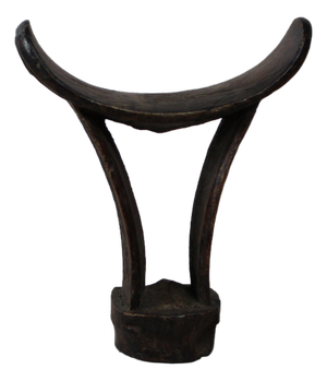 Vintage Ethiopian Headrest in Wood