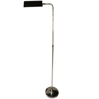 Chrome Adjustable Reading Lamp For Sale