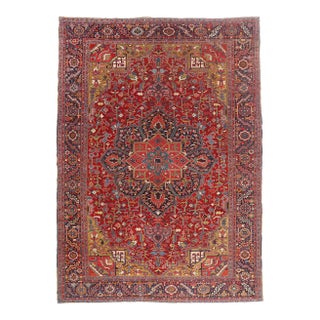 Late 19th Century Persian Heriz Rug, 10'00 X 13'10 For Sale