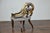 Wood English Mahogany and Horn Victorian Chair with Velvet Upholstery circa 1880 For Sale - Image 7 of 12
