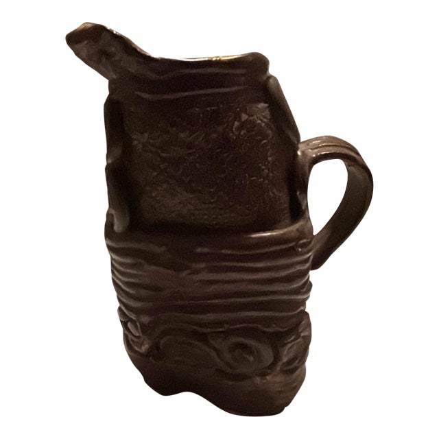 Early 20th Century Rare Find One of a Kind Handcrafted Jug For Sale