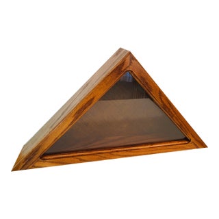 Veteran Funeral Flag Display Case For Sale