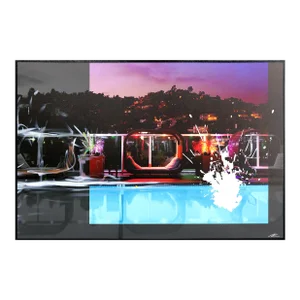 Andaz Nightswim - Urban Landscape Photography Painting Original Artwork by Pete Kasprzak