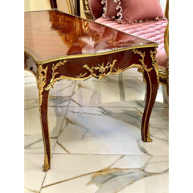 Create memories in a space that reflects your personality. This beautiful French-style coffee table features a rich...