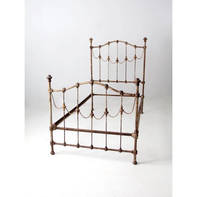 Antique Victorian Twin Bed For Sale - Image 4 of 12