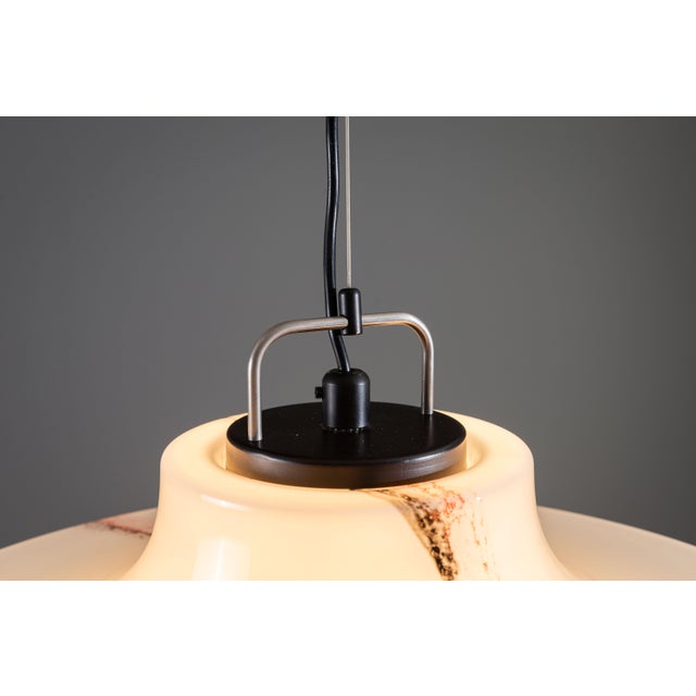 Glass Cirrus UFO Pendant from Peill & Putzler, 1970s For Sale - Image 9 of 12