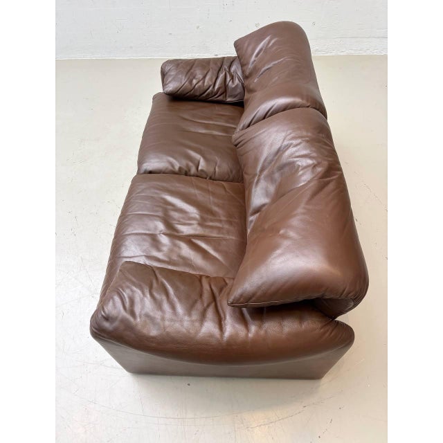 Maralunga Sofas by Vico Magistretti for Cassina, 1970s For Sale - Image 17 of 18