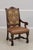 Age: Approx: 30 Years Old Details: Light Factory Distressing Tapestry Back Upholstery On Armchairs Fine Carved Details...