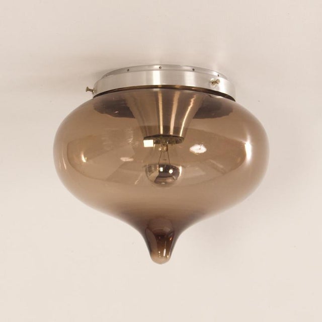 Mid-Century Modern Drop Ceiling Lamp from Dijkstra, 1970s For Sale - Image 3 of 7