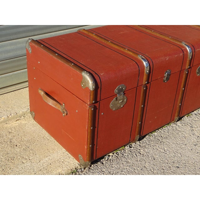 Vintage Cabin Trunk, 1930s For Sale - Image 10 of 18