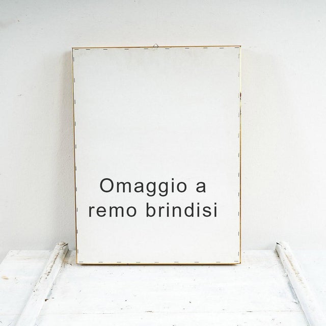 Unknown, Homage to Remo Brindisi, 2000s, Canvas For Sale - Image 4 of 5