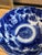 Vintage Ceramic Detailed Blue and White Bowl For Sale - Image 4 of 7