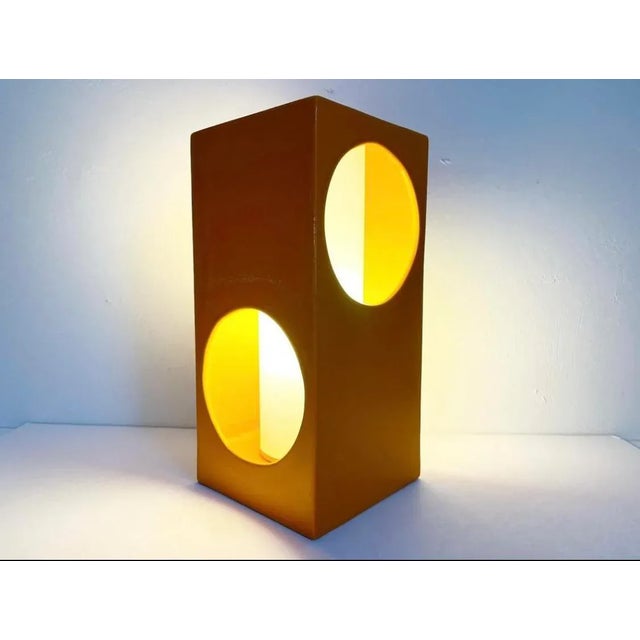 Midcentury Ceramic Cutouts Accent Lamp For Sale - Image 6 of 18