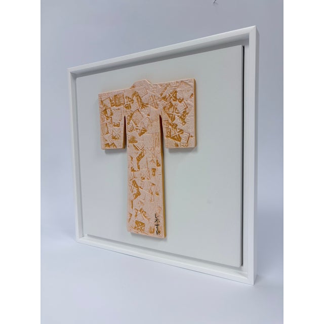 Contemporary One of a Kind Japanese Kimono Ceramic Sculpture For Sale - Image 3 of 6