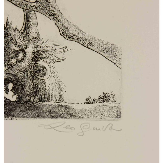 Guardian is an artwork realized by the Contemporary Italian artist Leo Guida (1992 - 2017) in 1972. Original black and...