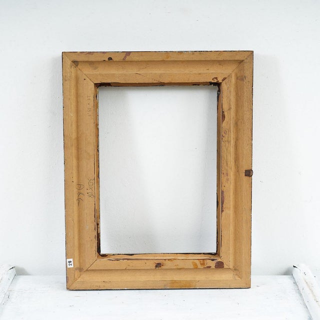 Antique Frame with Gilded Details, 20th Century For Sale - Image 3 of 4
